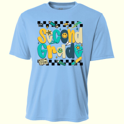 Second Grade Teal 89-217 - Adult Cooling Performance Short Sleeve Tee Thumbnail