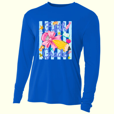 Fifth Grade Pencil Coquette 89-256 - Adult Cooling Performance Long Sleeve Tee Thumbnail