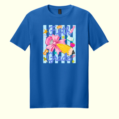 Fifth Grade Pencil Coquette 89-256 - Adult Softstyle ® T Shirt Thumbnail