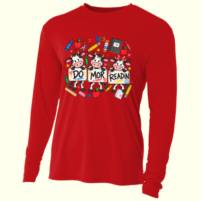 Do Mor' Readin 99-321 - Adult Cooling Performance Long Sleeve Tee Thumbnail