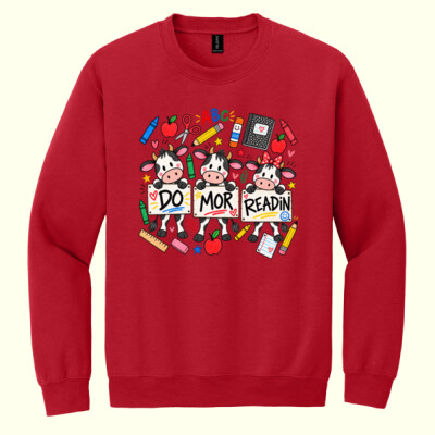 Do Mor' Readin 99-321 - Heavy Blend Crewneck Sweatshirt Thumbnail