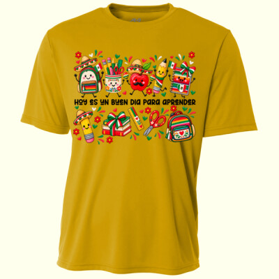 Hoy Es Un Buen Dia Para Aprender 80-005 - Youth Cooling Performance Short Sleeve Tee Thumbnail