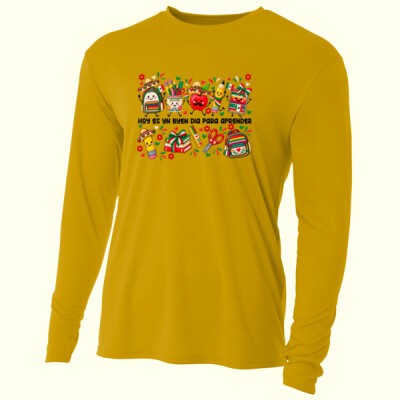 Hoy Es Un Buen Dia Para Aprender 80-005 - Adult Cooling Performance Long Sleeve Tee Thumbnail