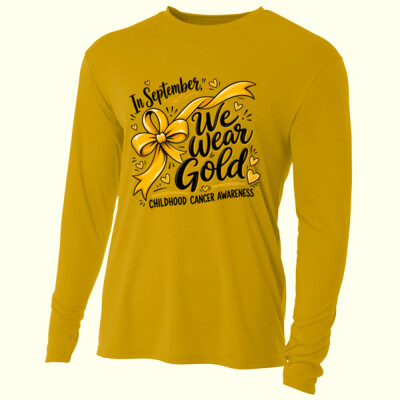We Wear Gold 87-049 - Adult Cooling Performance Long Sleeve Tee Thumbnail