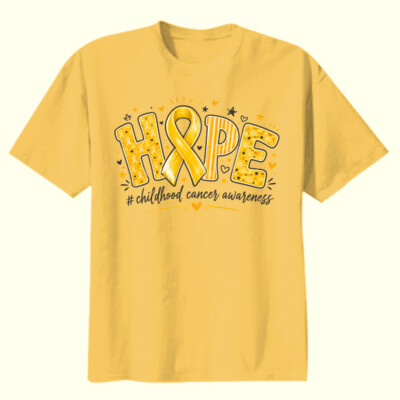 We Wear Gold 87-050 - Youth Heavy Cotton 100% Cotton T Shirt Thumbnail