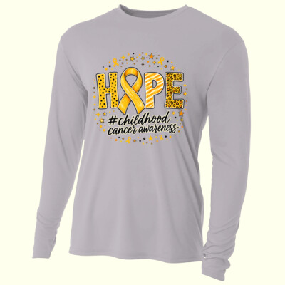 Childhood Cancer Awareness 87-051 - Adult Cooling Performance Long Sleeve Tee Thumbnail