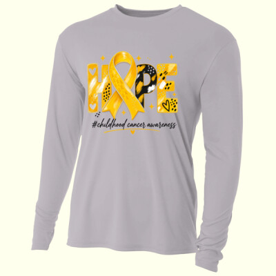Childhood Cancer Awareness 87-053 - Adult Cooling Performance Long Sleeve Tee Thumbnail