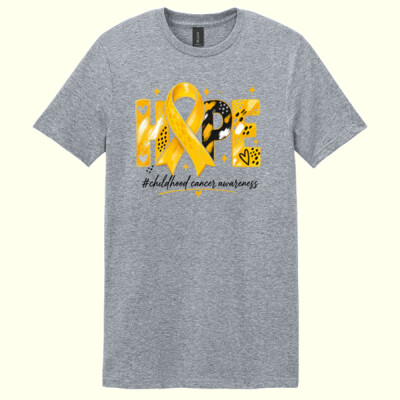 Childhood Cancer Awareness 87-053 - Adult Softstyle ® T Shirt Thumbnail