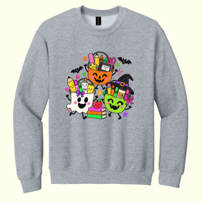 Halloween Buckets 40-104 - Heavy Blend Crewneck Sweatshirt Thumbnail