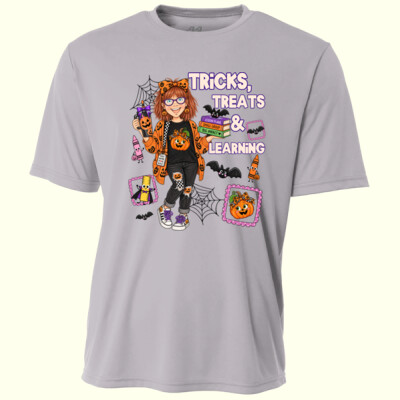 Tricks, Treats & Learning 40-108 - Adult Cooling Performance Short Sleeve Tee Thumbnail