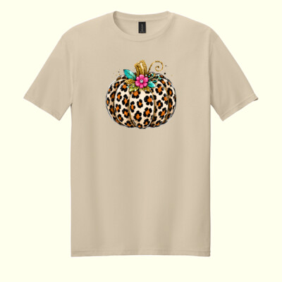  Leopard Pumpkin 40-005 - Adult Softstyle ® T Shirt Thumbnail