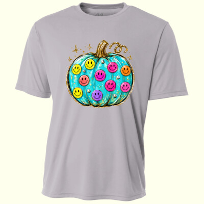 Smiley Pumpkin 40-006 - Adult Cooling Performance Short Sleeve Tee Thumbnail