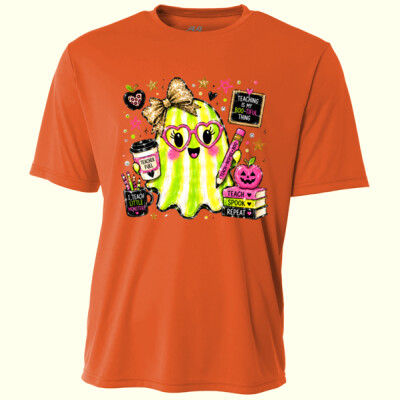 Teaching Is My Boo-tiful Thing 40-013 - Adult Cooling Performance Short Sleeve Tee Thumbnail