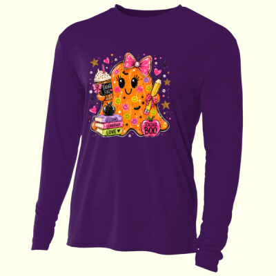 Teacher Boo 40-014 - Adult Cooling Performance Long Sleeve Tee Thumbnail