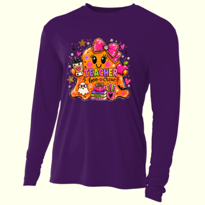 Teacher Boo Crew 40-016 - Adult Cooling Performance Long Sleeve Tee Thumbnail