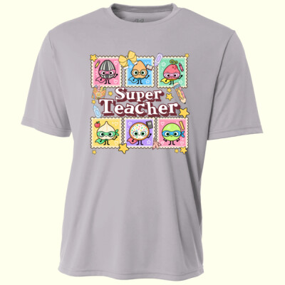 Super Teacher 🍎⭐99-329 - Adult Cooling Performance Short Sleeve Tee Thumbnail