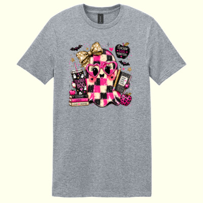 Teaching Ghost 👻🩵 40-023 - Adult Softstyle ® T Shirt Thumbnail