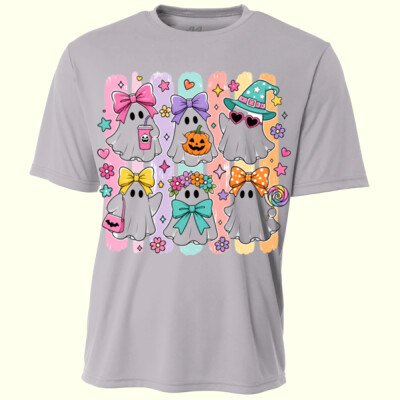 Colorful Girly Ghost Crew 👻🎀 40-026 - Youth Cooling Performance Short Sleeve Tee Thumbnail