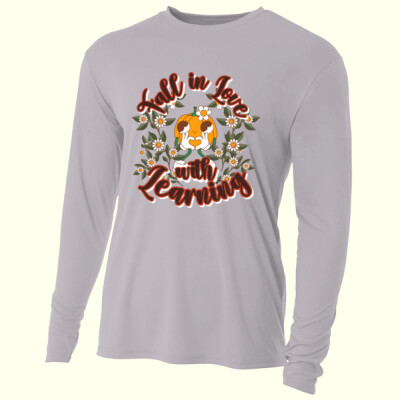 Fall in Love with Learning 🎃🌼 40-036 - Adult Cooling Performance Long Sleeve Tee Thumbnail