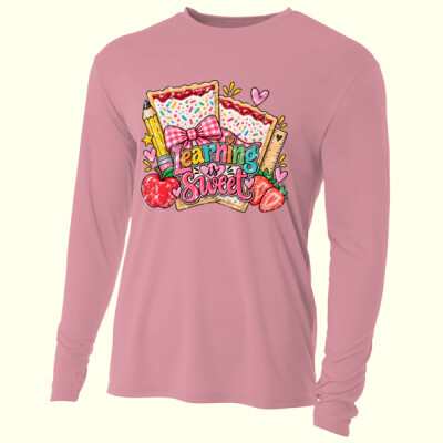 Learning Is Sweet 🍓📚 99-330 - Adult Cooling Performance Long Sleeve Tee Thumbnail