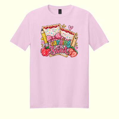 Learning Is Sweet 🍓📚 99-330 - Adult Softstyle ® T Shirt Thumbnail