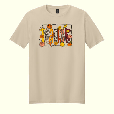 Teacher Fall 🍂 40-040 - Adult Softstyle ® T Shirt Thumbnail