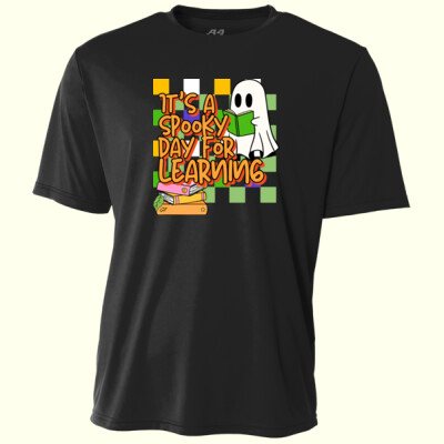 Spooky Day for Learning 👻📚 40-038 - Adult Cooling Performance Short Sleeve Tee Thumbnail