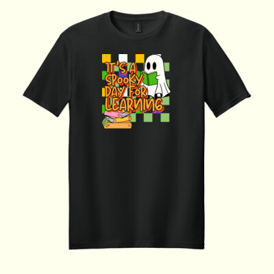 Spooky Day for Learning 👻📚 40-038 - Adult Softstyle ® T Shirt Thumbnail