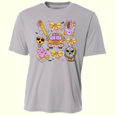 Spooky School Days 🎃✏️ 40-043 - Adult Cooling Performance Short Sleeve Tee Thumbnail