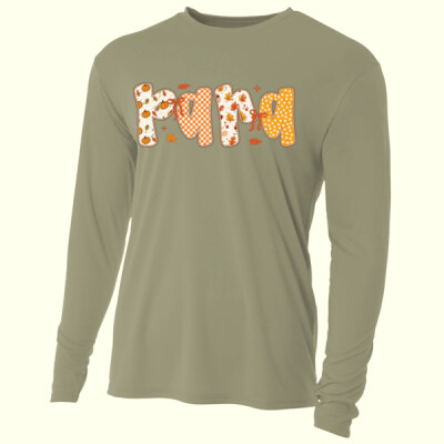 Fall Pattern PARA 🍂🎀 40-046 - Adult Cooling Performance Long Sleeve Tee Thumbnail