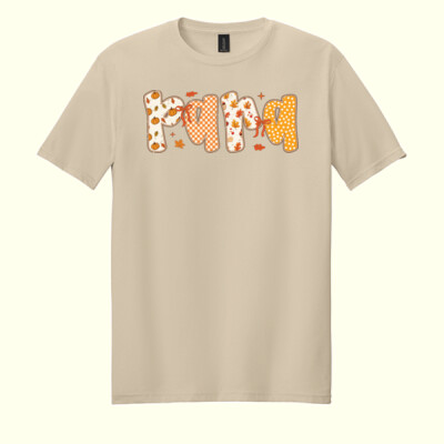 Fall Pattern PARA 🍂🎀 40-046 - Adult Softstyle ® T Shirt Thumbnail