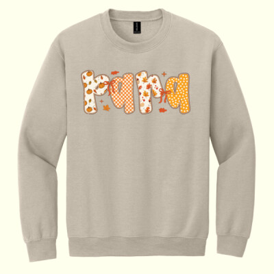 Fall Pattern PARA 🍂🎀 40-046 - Heavy Blend Crewneck Sweatshirt Thumbnail