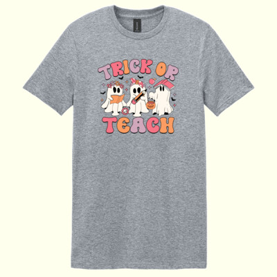 Trick or Teach 👻✏️ 40-054 - Adult Softstyle ® T Shirt Thumbnail