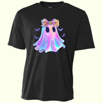 Glitter Pastel Ghost 🎀👻 40-058 - Adult Cooling Performance Short Sleeve Tee Thumbnail